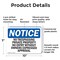 Signmission No Trespassing Private Property No Entry OSHA Notice Sign, Plastic, 10in W x 7in L, 2PK OS-2PACK-NS-P-710-L-14971 - alternate 6